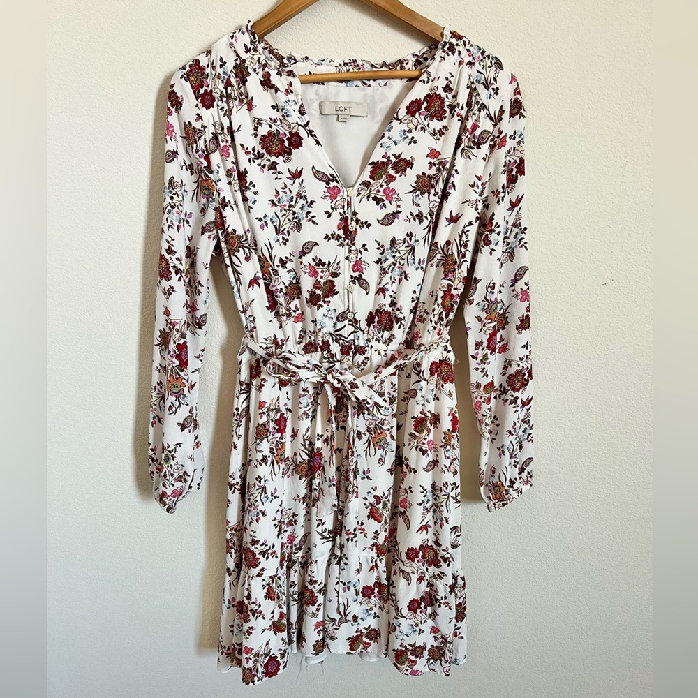 LOFT paisley print dress